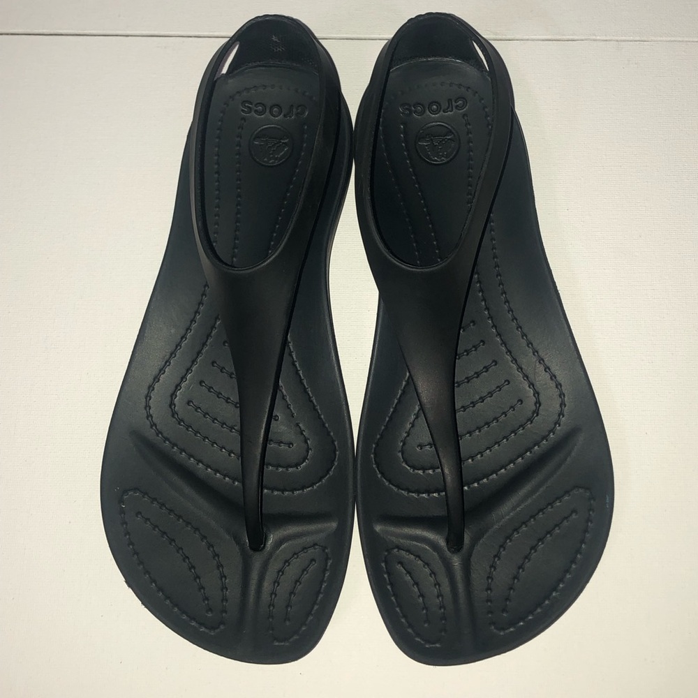 Crocs Women's Sexi Flip-Flop - Size 7 W (Fit runs small. Feels more like a 6.5)
